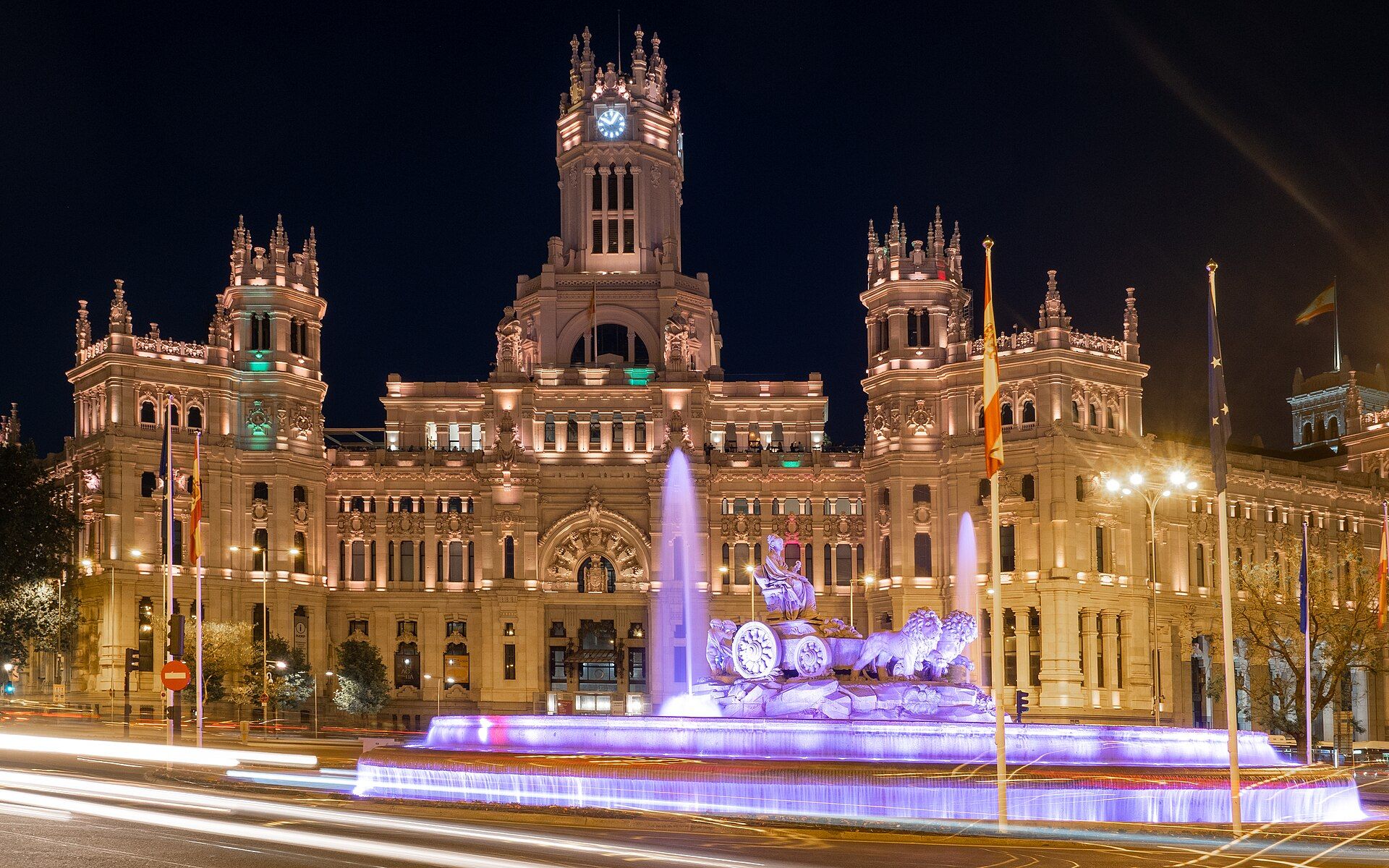 Cibeles at night