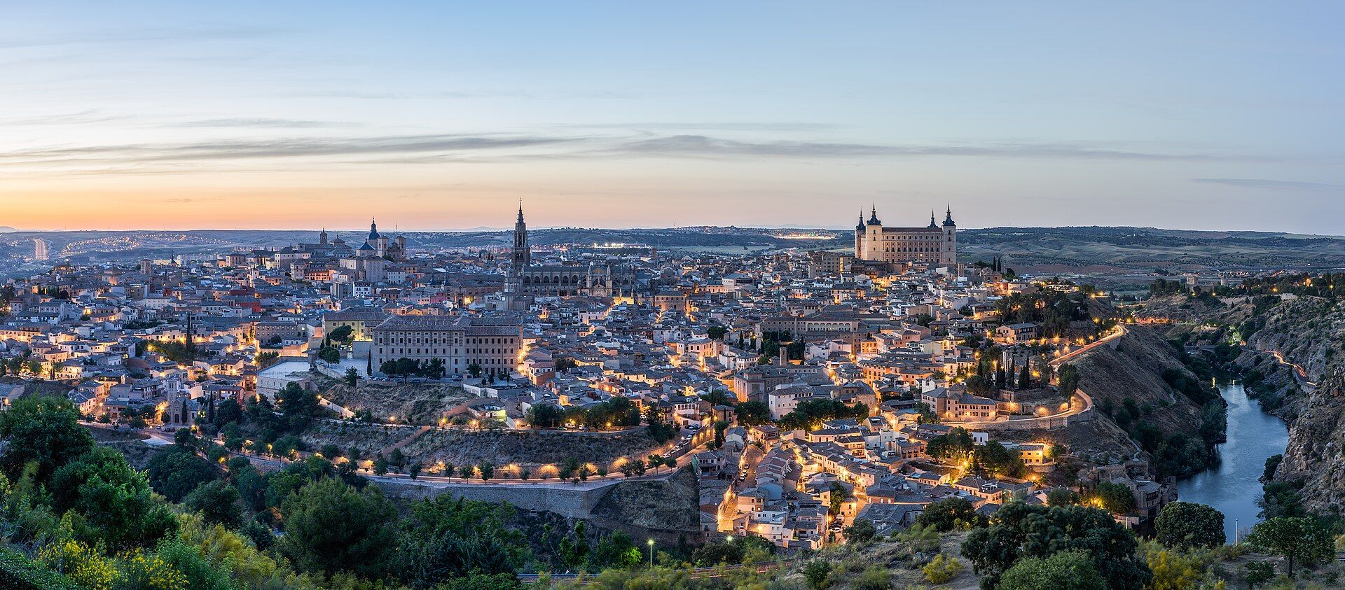 Toledo at dusk